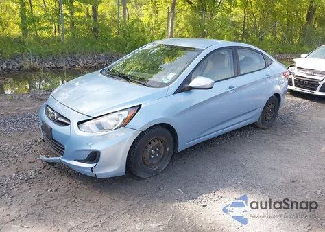 2012 Hyundai Accent Gls z USA, uszkodzony, nr VIN KMHCT4AE4CU056506